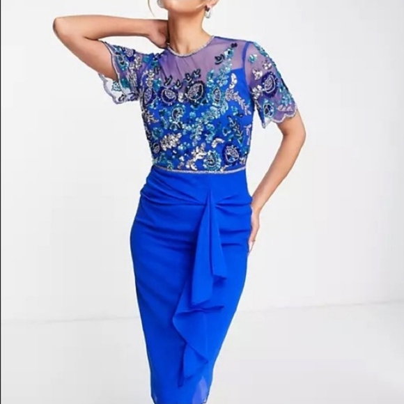 VIRGOS LOUNGE☆Midi Embellished Dress - Picture 5 of 12